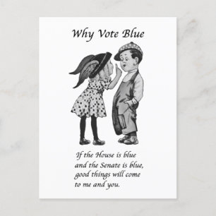 Why Vote Blue in 2024 Postcard