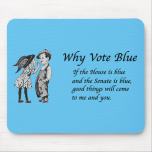 Why Vote Blue in 2026 Mouse Pad