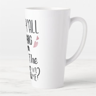 Why Y'all Trying to Test the Jesus in Me Latte Mug