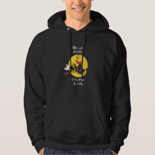 Why Yes Actually I Can Drive a Stick - Funny Witch Hoodie