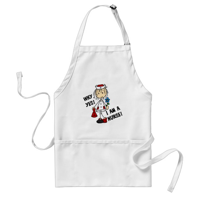 Why Yes I am a Nurse Standard Apron (Front)