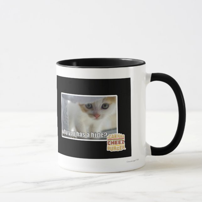 Why you has a hide? mug (Right)