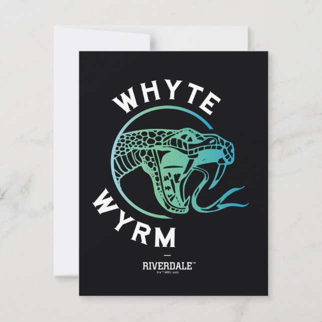 Whyte Wyrm Logo Card (Front)