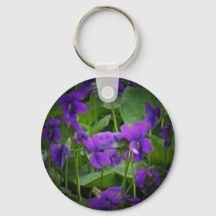 WI Wood Violet Spotlight Keychain