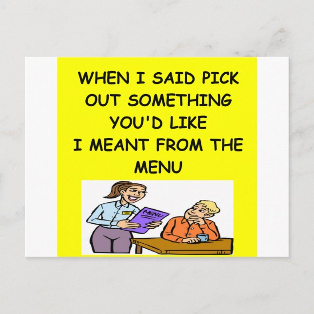 WIATRESS POSTCARD (Front)
