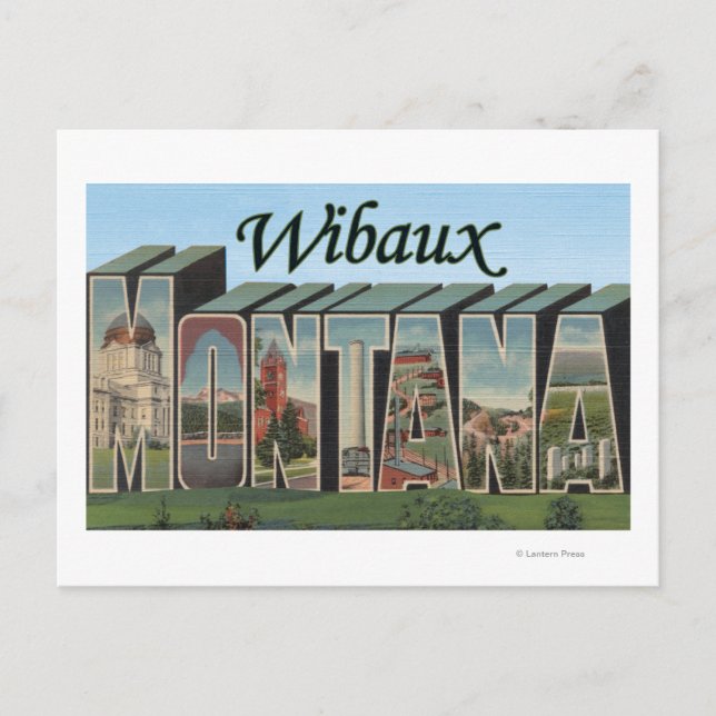Wibaux, Montana Postcard (Front)