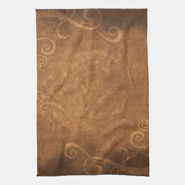 Wicca Rustica: Celtic Autumn Tea Towel (Vertical)