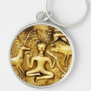 Wicca Rustica: Gundestrup Cauldron Cernunnos Key Ring
