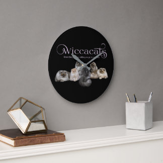 WiccaCats Wall Clock