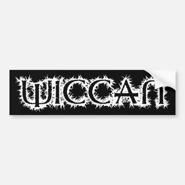 Wiccan Bumper Sticker (Front)