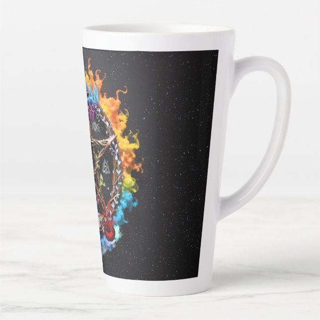 Wiccan Goddess Latte Mug (Right)