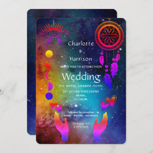 Wiccan Magic Unusual Wedding Invitation