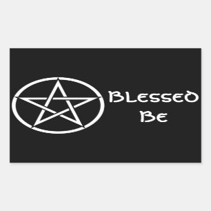 Wiccan & Magick Pentagram Pentacle - M1 Rectangular Sticker