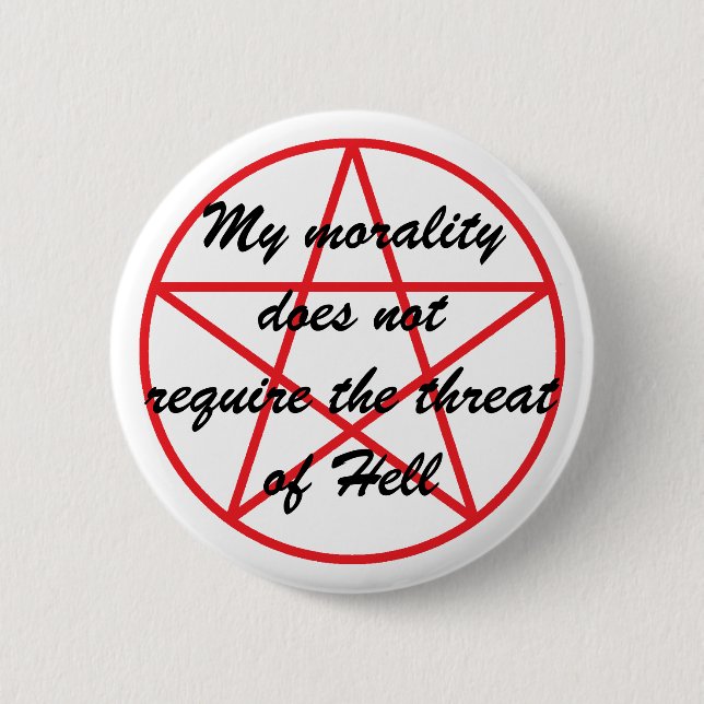 Wiccan Morality 6 Cm Round Badge (Front)