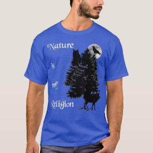Wiccan Nature is my Religion Witch T-Shirt