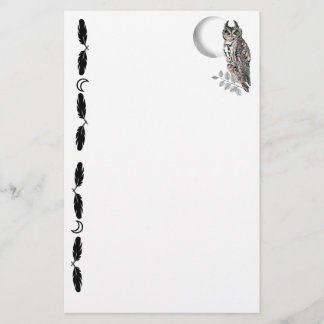 Wiccan Owl - Hecate's Guardian Stationery