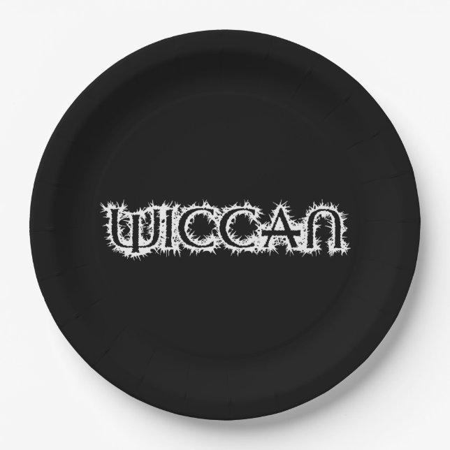 Wiccan Paper Plate (Front)