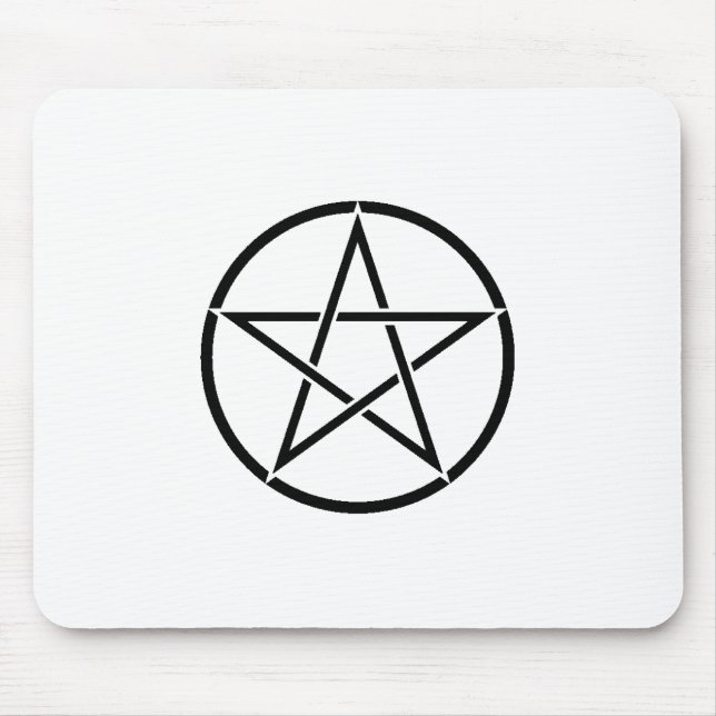 Wiccan Pentacle (Pentagram) Mouse Pad (Front)