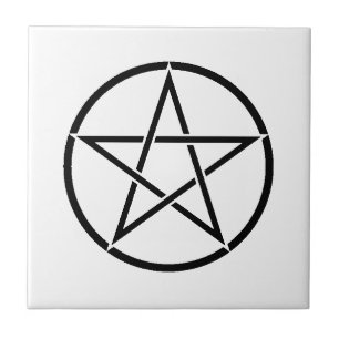 Wiccan Pentacle (Pentagram) Tile