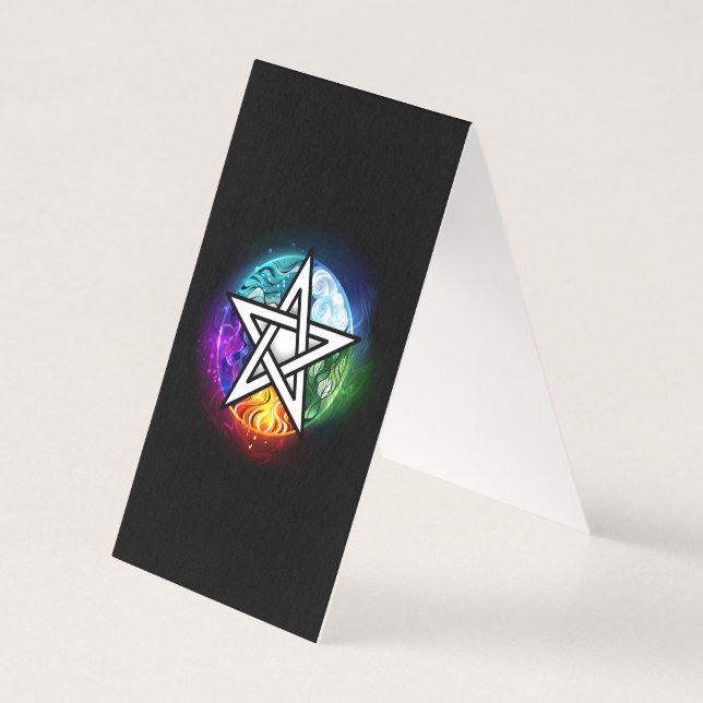 Wiccan pentagram (Back)