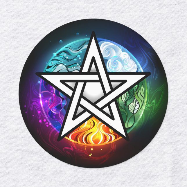 Wiccan pentagram (Design 1)