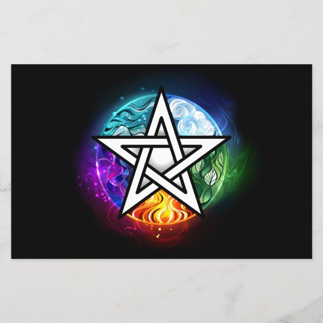 Wiccan pentagram (Front)