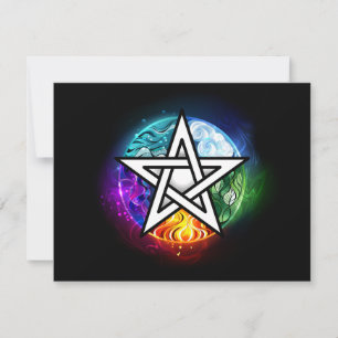 Wiccan pentagram announcement