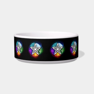 Wiccan pentagram bowl