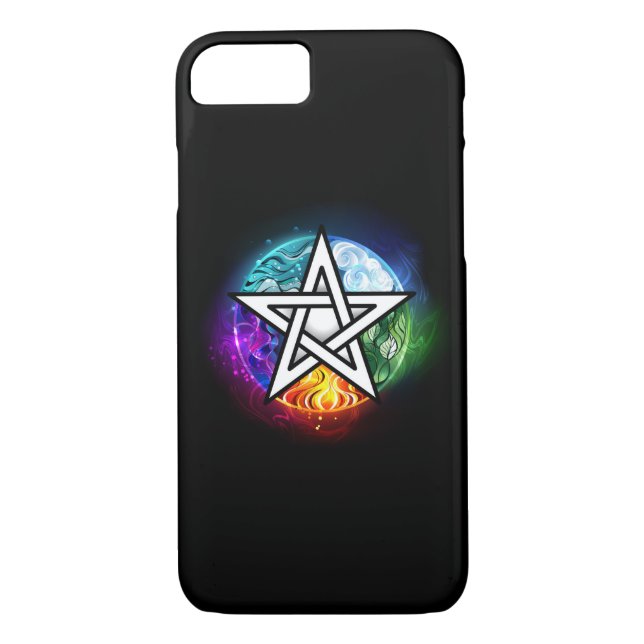 Wiccan pentagram Case-Mate iPhone case (Back)