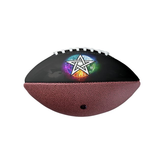 Wiccan pentagram football (Rotated 270)