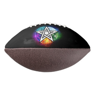 Wiccan pentagram football