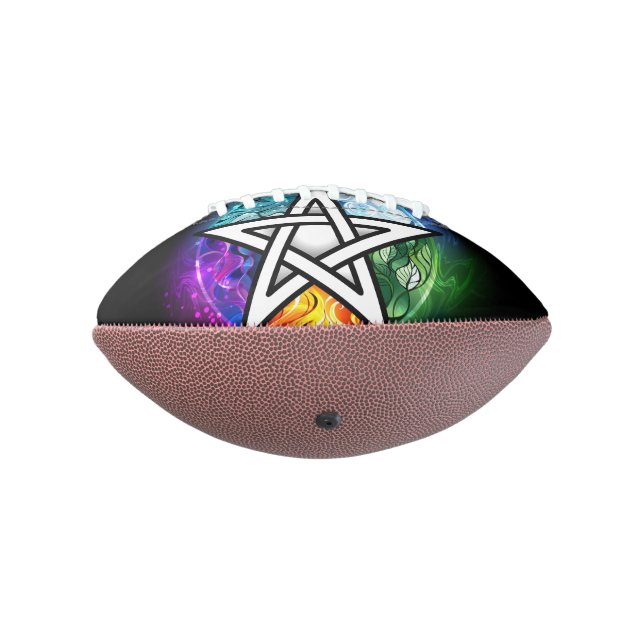 Wiccan pentagram football (Rotated 270)