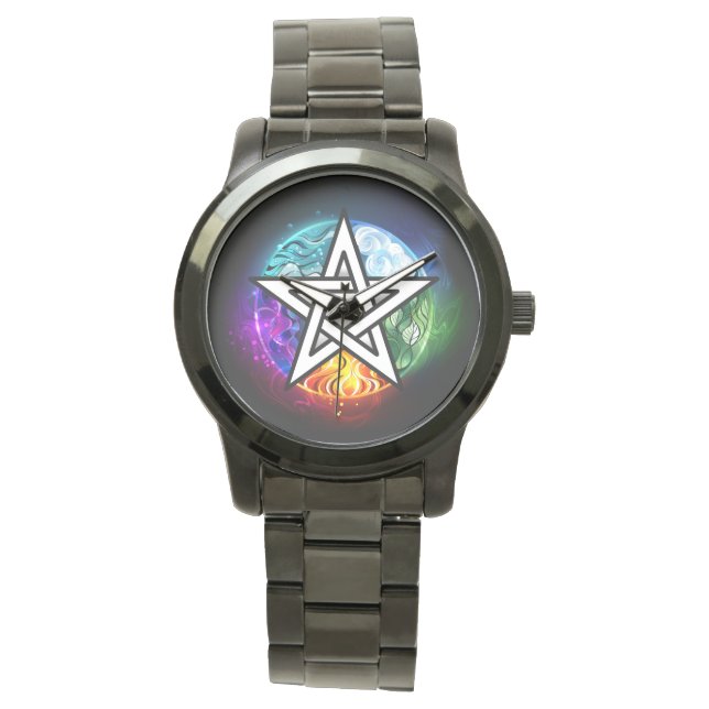 Wiccan pentagram watch (Front)