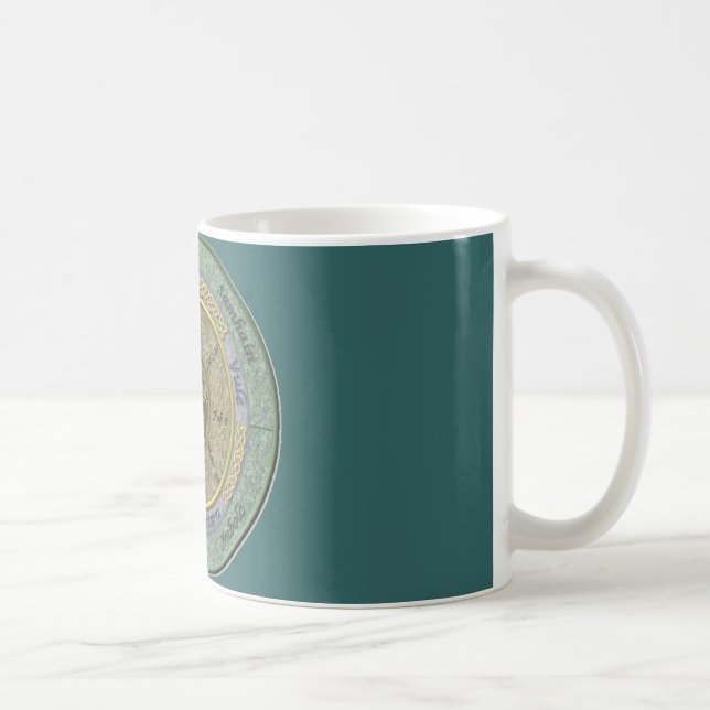 Wiccan Wheel of the Year Mug (Right)