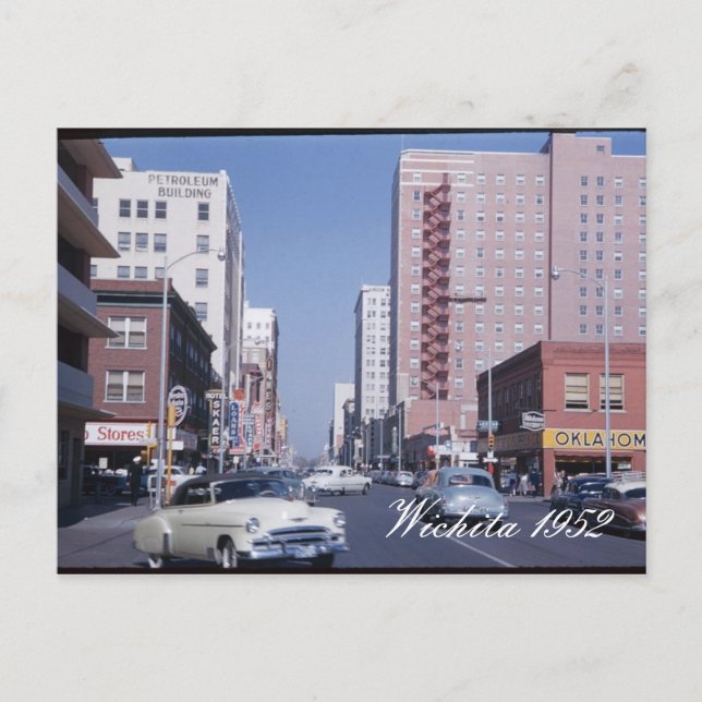 Wichita 1952 Postcard (Front)