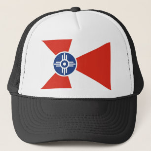 Wichita city flag  Kansas state America country Trucker Hat