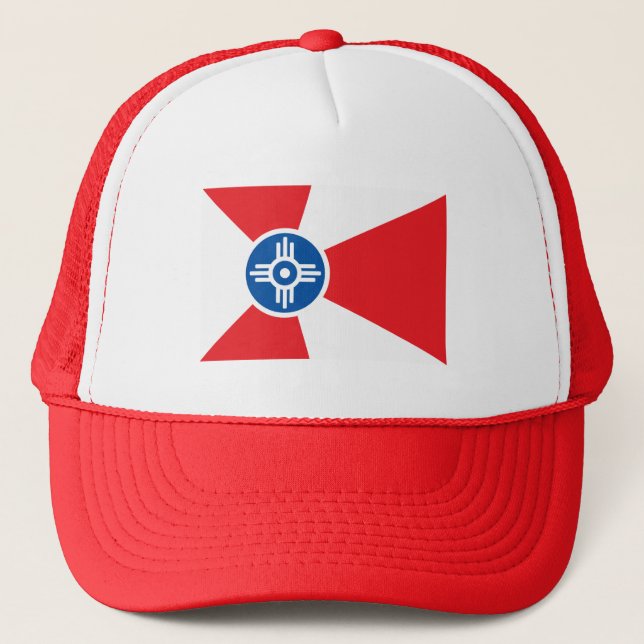 Wichita city flag trucker hat (Front)