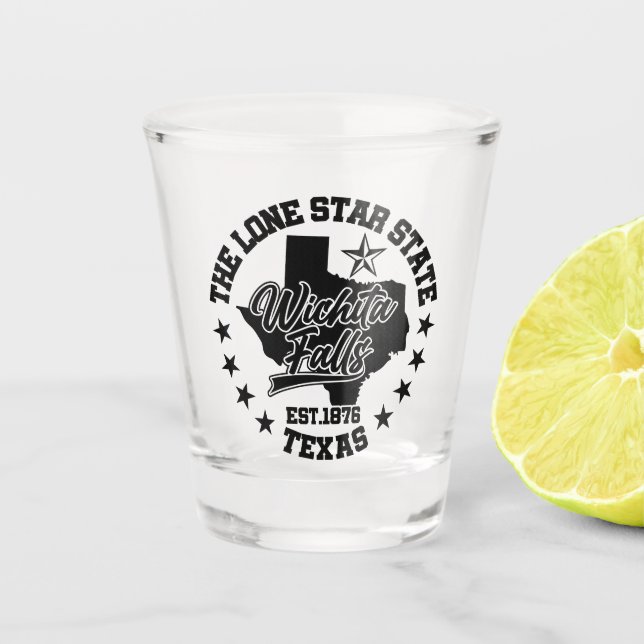 Wichita Falls,Texas Shot Glass (Front)