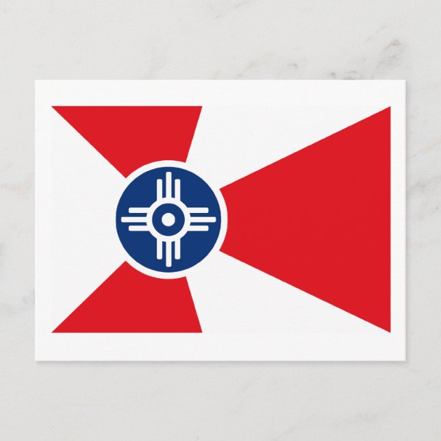 Wichita Flag Postcard (Front)