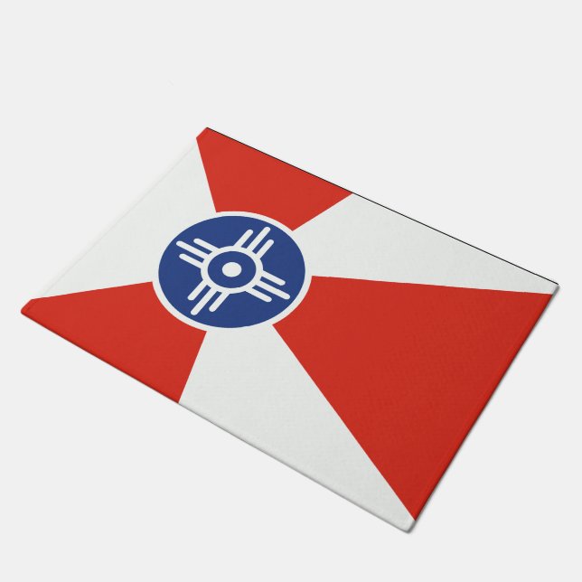 Wichita ICT Flag Doormat (Angled)