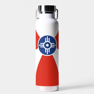Wichita (Kansas) city flag Water Bottle