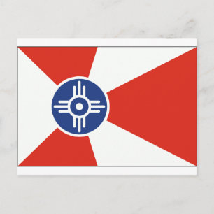 Wichita Kansas ICT Flag Postcard