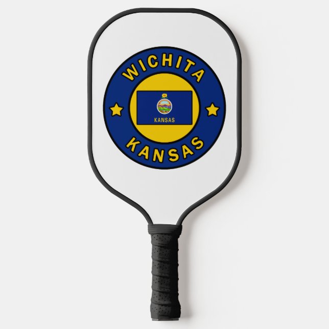Wichita Kansas Pickleball Paddle (Front)