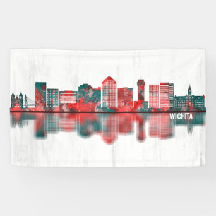 Wichita Kansas Skyline Banner