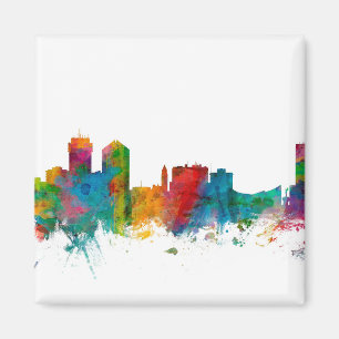 Wichita Kansas Skyline Magnet
