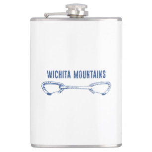 Wichita Mountains Rock Climbing Quickdraw Hip Flask