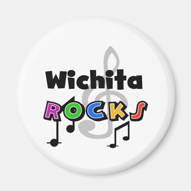 Wichita Rocks Magnet (Front)