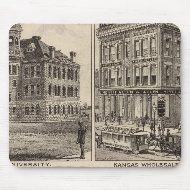 Wichita University, Kansas Mouse Pad (Front)