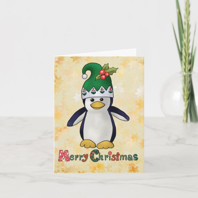 Wichtelpinguin Holiday Card (Front)