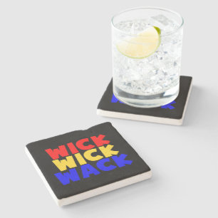 Wick Wick Wack Stone Coaster